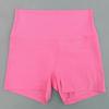 Plain Color High-Stretch Yoga Shorts - Soft, Three-Quarter Length Base Layer