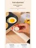 Adjustable Temp Non-Stick Egg & Burger Frying Pan: Four-Hole Multi-Functional Breakfast Machine