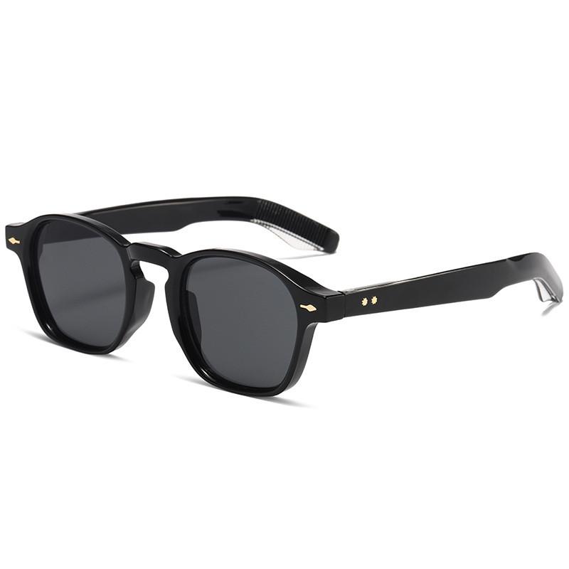 2022 Newest Fashion Women Gradient Sunglasses Rivet Custom logo High Quality Vintage Round Sunglasses