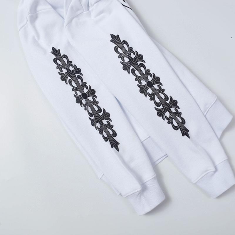 833 CHROME HEARTS Podzim a zima 2026 Nová nadměrná velikost Klasický styl Logo Zip s kapucí Mikina, Vhodná pro páry k nošení