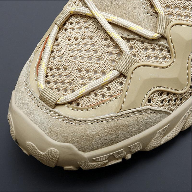 Men's Shoes, Summer Trend Hollowed Out Breathable Mesh Shoes, Casual Sports, Men's Cool and Fashionable Casual Shoes