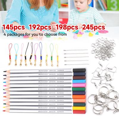 Conjunto de Folhas Plásticas Termoencolhíveis Film Artístico Shrinky Kit de Folhas de Papel Chaveiro DIY Enfeites Artesanato Criativo Embelezamento Scrapbooking