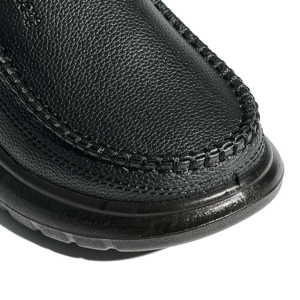 Sapatos Casuais Masculinos Mocassins de Couro PU Tênis Confortáveis Respiráveis para Exterior Slip-on Sapatos de Vestir de Negócios Masculinos Sapato Masculino