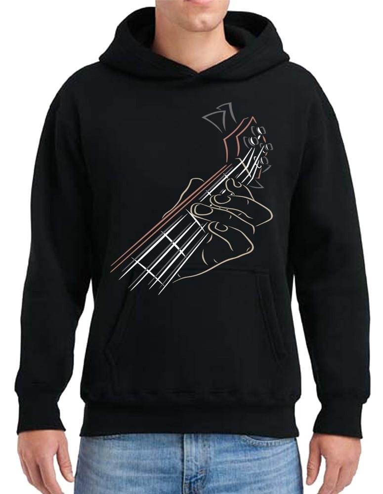 

Guitar hands Hoody Music Metal Guitars Goth Punk Skeleton Skull Unisex Hoody Unisex T-Shirt M