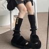 Hollige S2 Tägliche Locker Geschnittene Gerippte Strick Beinwärmer Socken