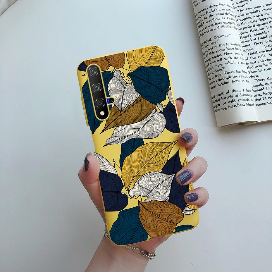 For Honor 20 Case For Honor 20 Pro YAL-AL10 Cover Cute Cat Cartoon Painted Phone Case For Honor20 20Pro YAL-L21 Soft Bumper Capa