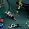 Christmas Elk Wine Pourer Bottle Stoppers Zinc Alloy Bar Tools Wedding Party Drinks Wine Aerators Xmas Party Kitchen Tool