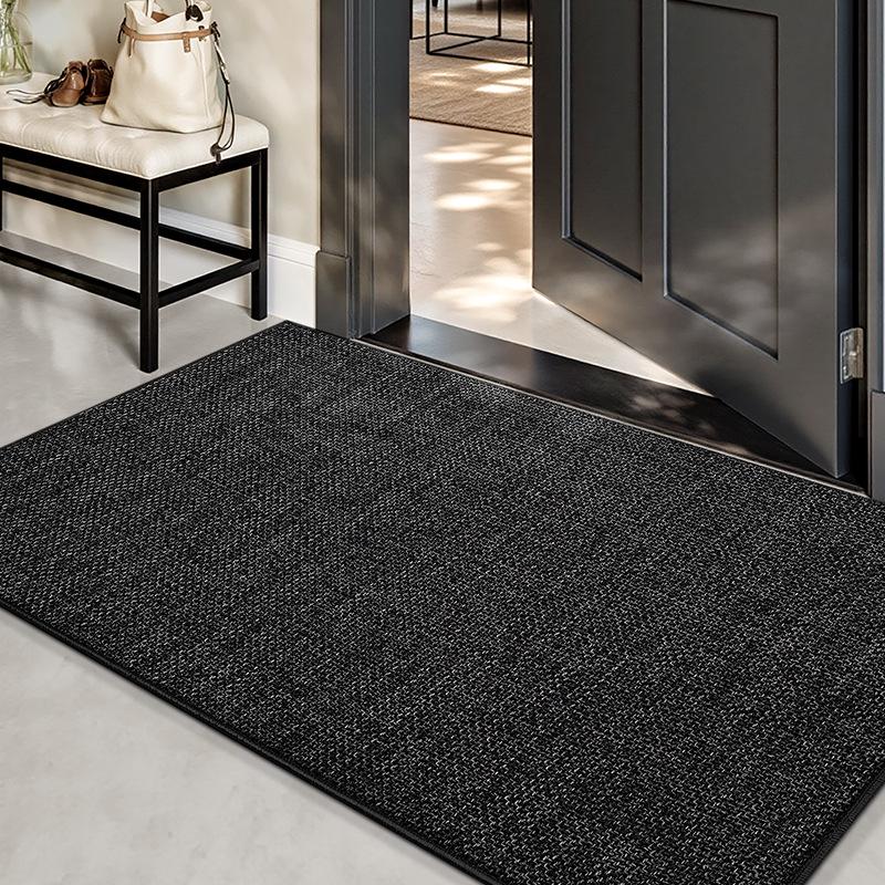 Elegant Non-Slip Outdoor Entryway Mat: Dirt-Resistant & Water-Absorbent