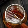 Side Long Wooden Handle High Borosilicate Glass Tea Dispenser Fair Cup With Filter Chahai Kung Fu Tea Set