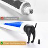 2pcs Doggy Toilet Paper Roll with Toothpaste Plug, Randomly Black/brown In Color, Fun and Creative Dog Toothpaste Dispenser