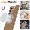 For Samsung Galaxy S22 Ultra 5G Magnetic Case TPU Phone Back Cover with Lanyard