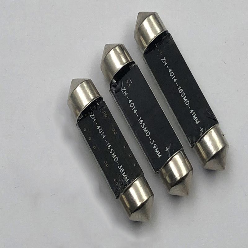 36/39/41mm LED Bulb Bright Double - Pointed Reading Lamp 5W Super Bright 4014 16SMD Interior Doom