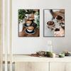 Retro Coffee Bean Tools Poster Canvas Painting Wall Art Pictures Modern Dining Room Home Restaurant Cafe Decor