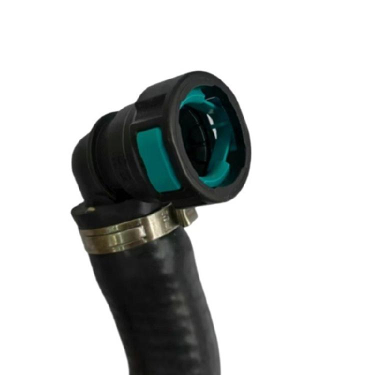 Radiator Coolant Hose Assembly 21452793 46483018 for FM Heavy Duty Truck D13 D16, Curved Vehicle Replacement Hose with Fitted Ends and Metal Securing