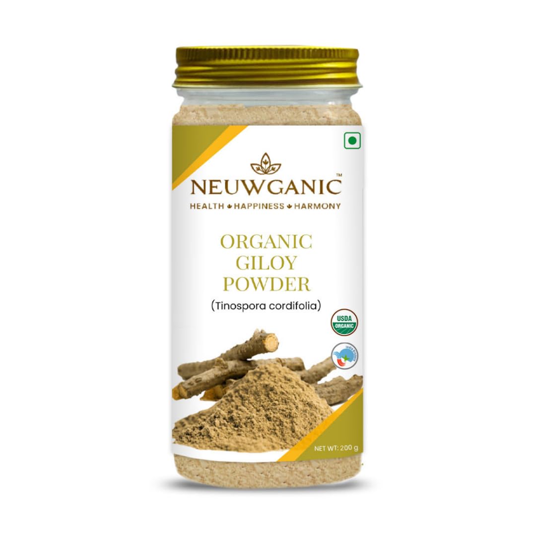 

Neuwganic Organic Giloy Powder, For Reducing Inflammation, Detoxifying Body | 200gm 0.4lbs