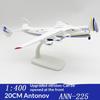 1 Set 20Cm Antonov An-225 Mriya Ukrainian Transport Plane Model Hatch Can Be Opened Metal Alloy Diecast Miniature Airplane