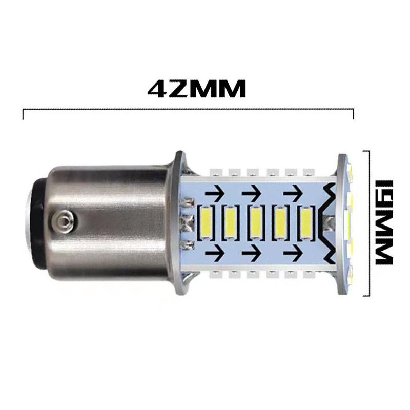 LED Brake Lights for Motorcycle Car Universal 1157 Driving Strong Spotlight Lights 360 Degrees Signal Lamp Motorcycle Parts