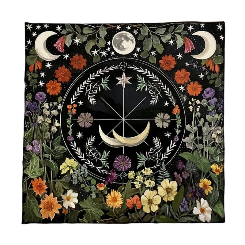 Divinations Tablecloth Card Mat Table Cover Astrological Oracles Pad Tarots Table Cloth Altars Cloth Board Game Pad