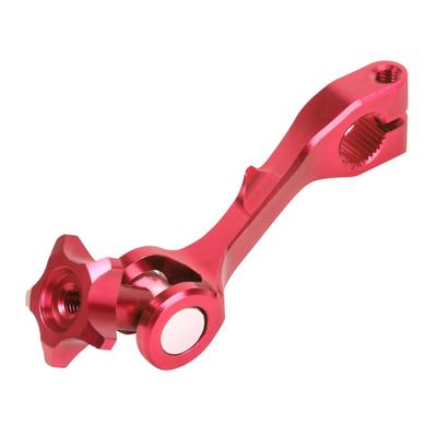 OSOLADY Rear Brake Rocker Arm Accessories Universal Fit Red Heavy Duty Alloy Bike Modification Random Style