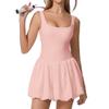 Cross-Border Nude Feel Yoga Two-Piece Women's Anti-Exposure Fitness Tennis Skirt