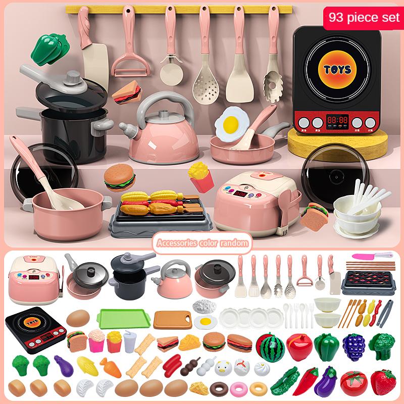 Children`s Play Kitchen Toy Set, Girls`