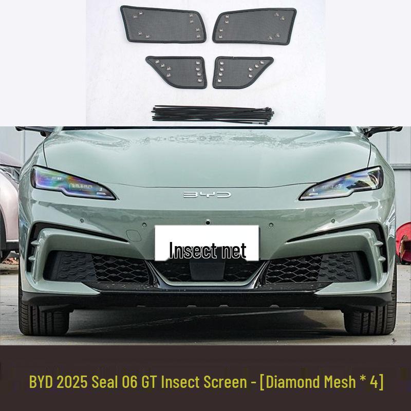 Insect & Catkin Protector Net for 2022-2025 BYD Seal - Front Grille & Water Tank Guard