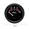 Car Voltmeter Durable Premium Voltage Meter Gauge Electronic Voltmeter Voltage Gauge for Bicycle Truck Boat Automotive Car