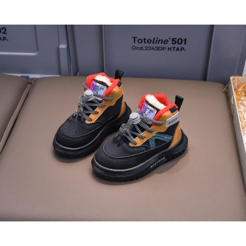 

Детские снегоступы Новые поступления, Зимние уличные ботинки на флисовой подкладке, толстые, утепленные, Зимние ботинки для мальчиков, Детская обувь. 21