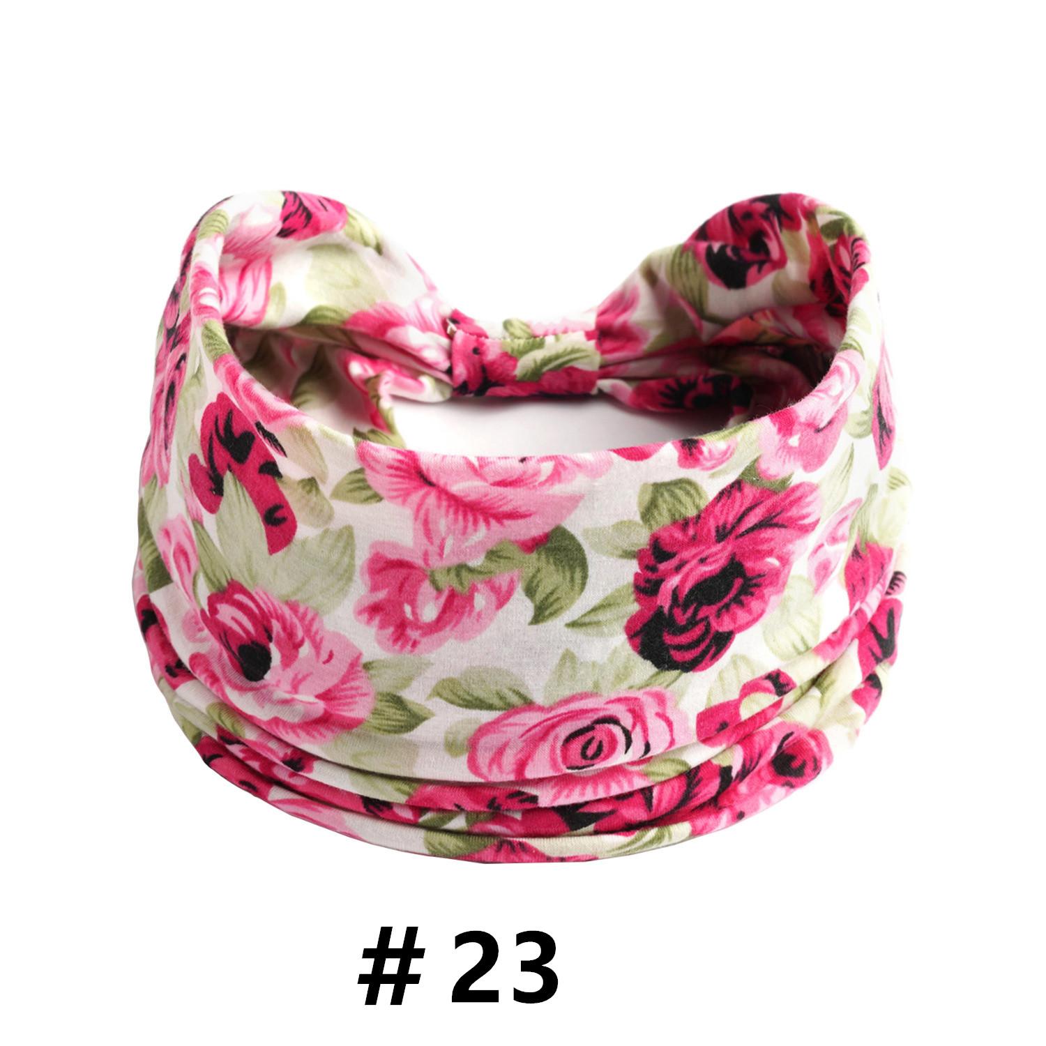 

Пов язки в стилі бохо для жінок Бавовняні великі широкі пов язки на голову Еластична пов язка для волосся Нековзка пов язка для тренувань Йога Тюрбан для бігу Бандана Аксесуари для волосся