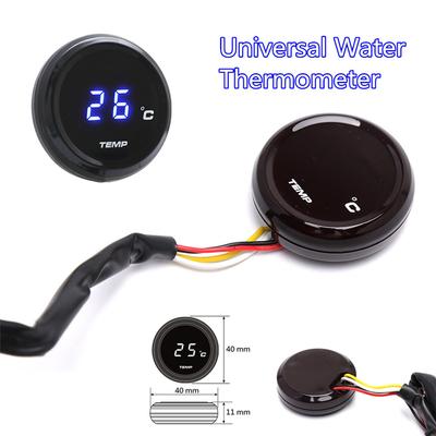 Universal Motorcycle Thermometer Instruments Water Temp Temperature Digital Display Gauge Meter