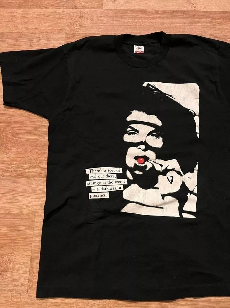 Twin Peaks Audrey Horne TV Promo Black Short Sleeve Unisex T shirt Reprint XL