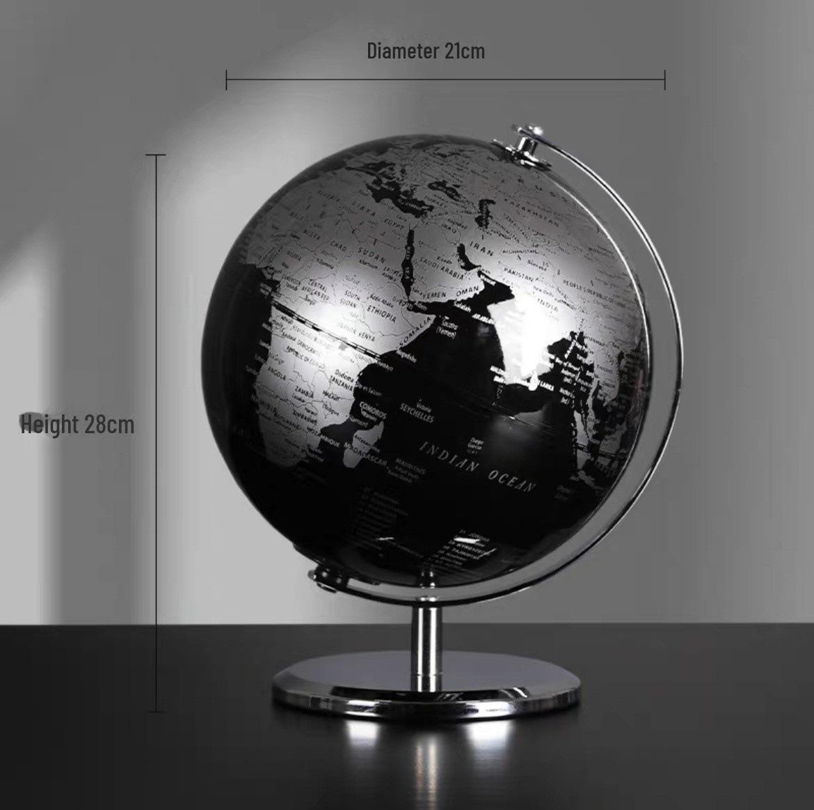 

Міні-шафа для вина у формі глобуса з англійським орнаментом: Предмет декору для дому та офісу