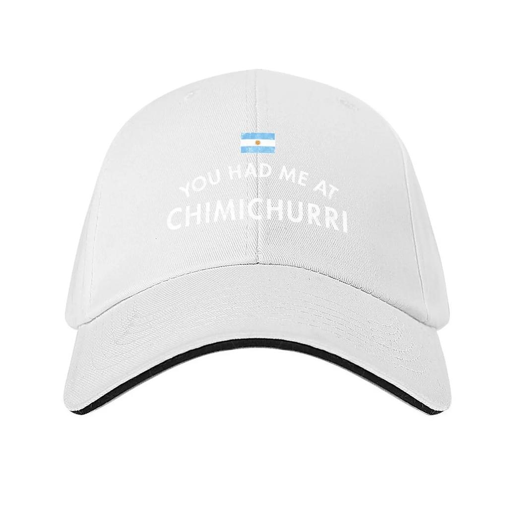 You Had Me At Chimichurri Baseball Cap Hard Hat Fashion Beach Sailor Cap for Men Hat Baseball Cap Designer Man Womens