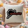 Nurburgring Sport Car Cushion Cover Linen Organic Fabric Double-Sided Printing Breathable Pillow Case Sofa Home Decor Gift