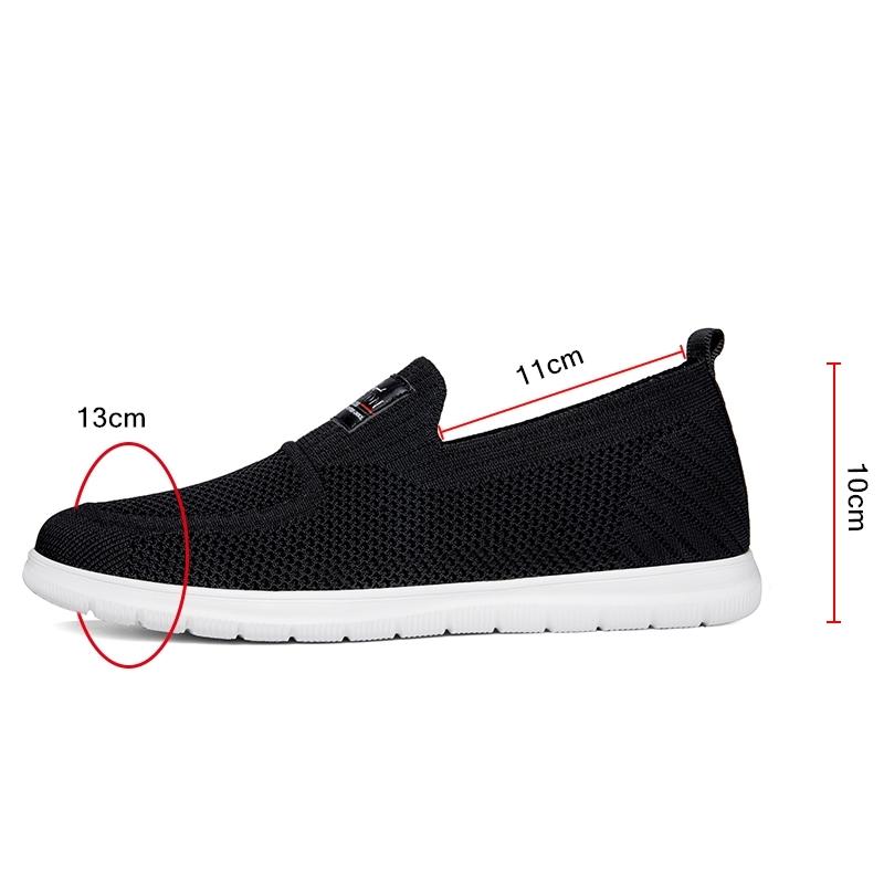 Men Sneakers Elevator Shoes Height Increase Shoes Height Increase Insole 5CM Heightening Sport Black White Casual Loafer Fashion