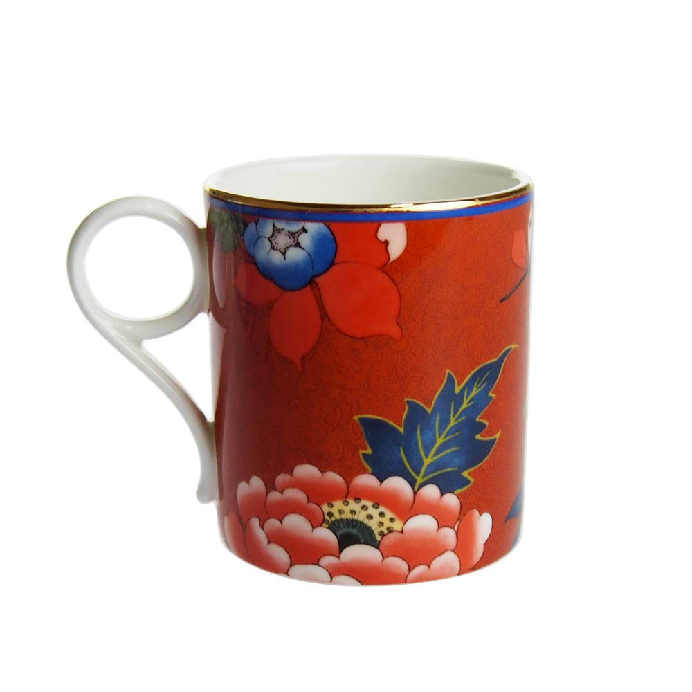 Wedgwood 40032115 Mug, Red, 250ml, Peony,