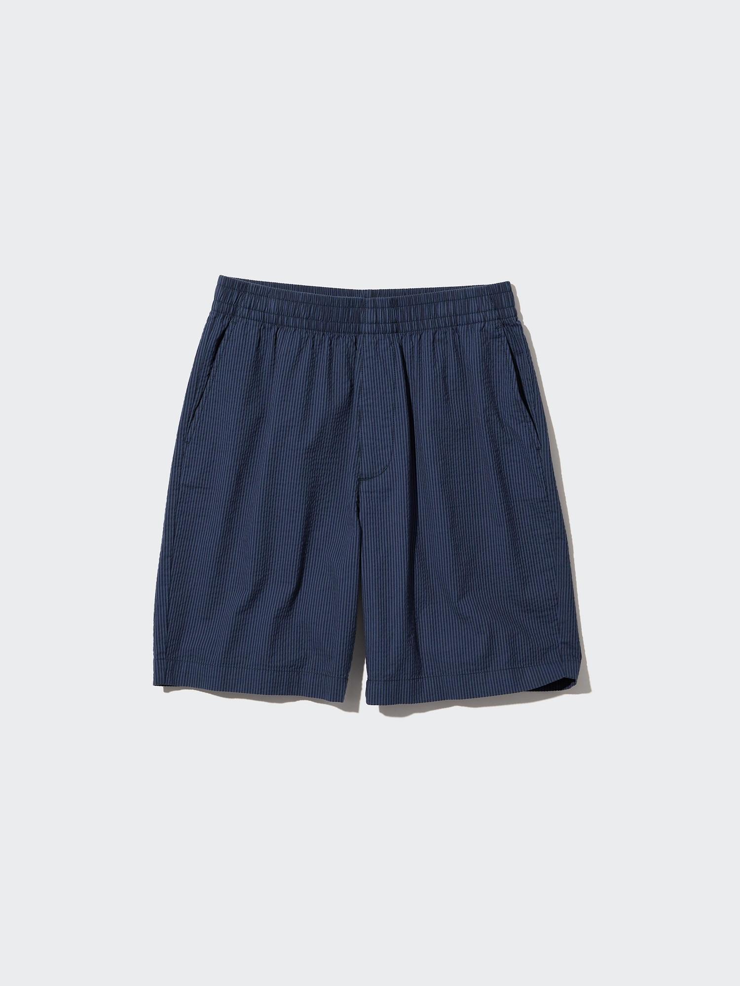 

UNIQLO JAPAN Легкие эластичные шорты из жатого хлопка 69 NAVY/4XL