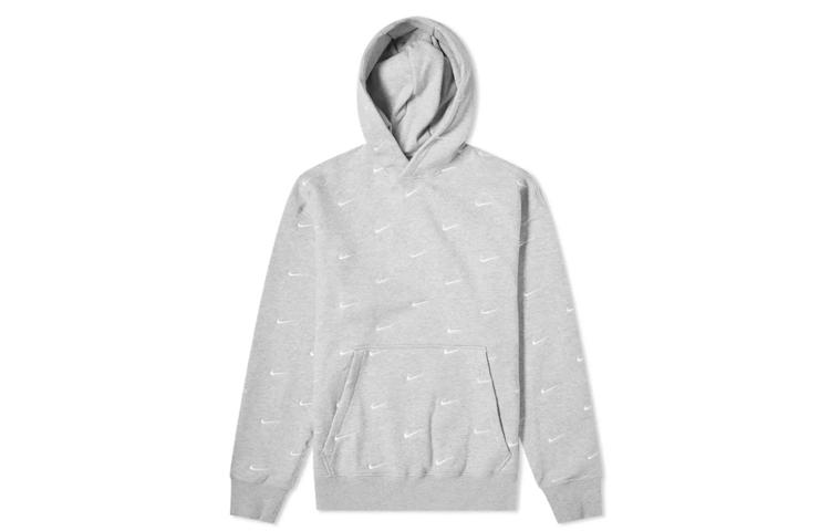 Nike Nrg All Over Swoosh Logo Hoodie CJ8907-050 XS