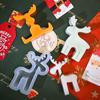 DIY Christmas Ornaments Silicone Mold: Tree, Gingerbread, Reindeer, Snowman