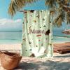 Custom Name Ultra-Soft Beach Towel with The Gruffalo Theme,Ideal for Pool - Camping, Diving - Perfect Travel Essential, Vibrant Beach Towel.