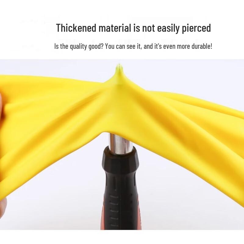 Durable Rubber Household & Work Gloves (10 Pairs)