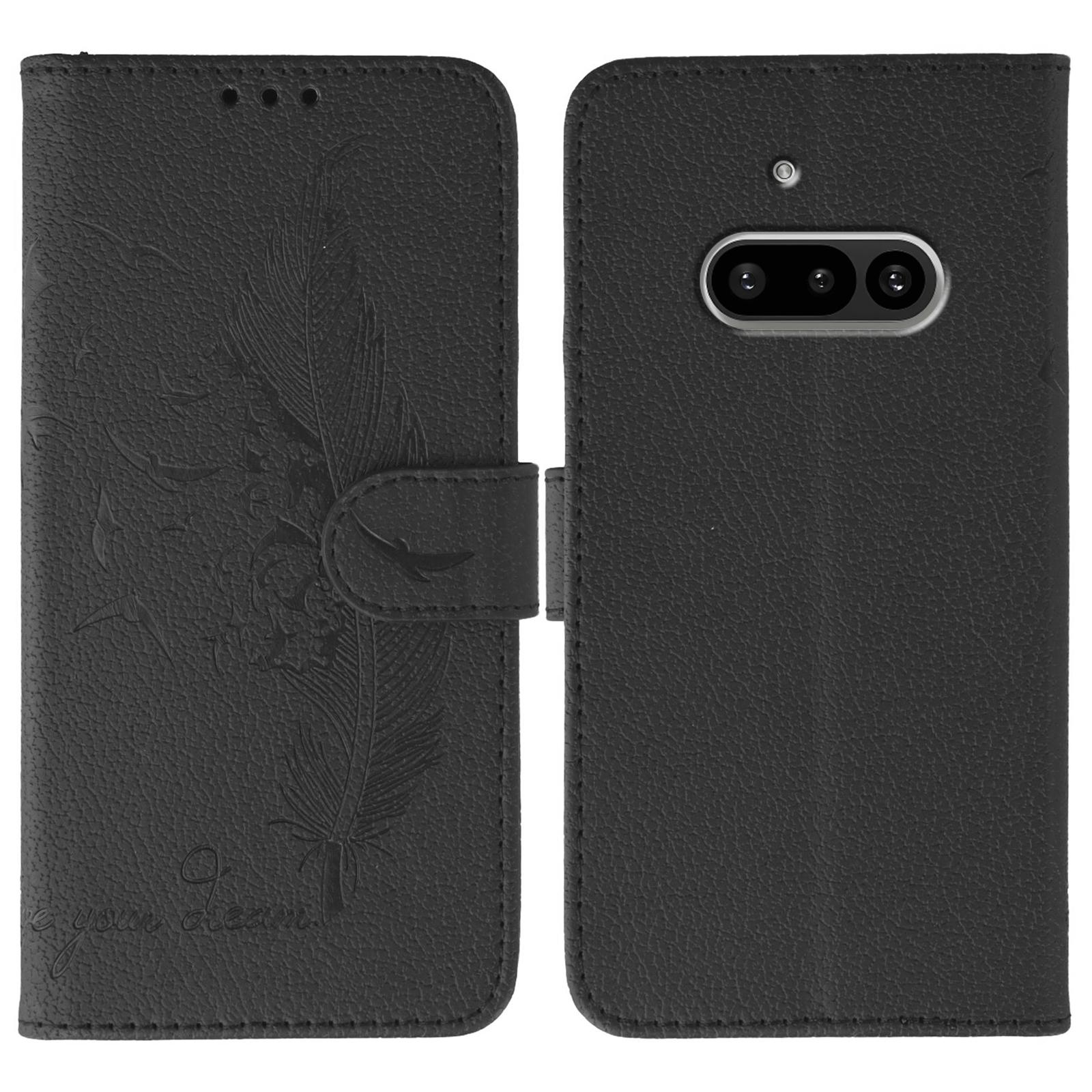 

Ні за що Телефон (3а) Чохол Гаманець з PU шкіри з тисненням пір я Black