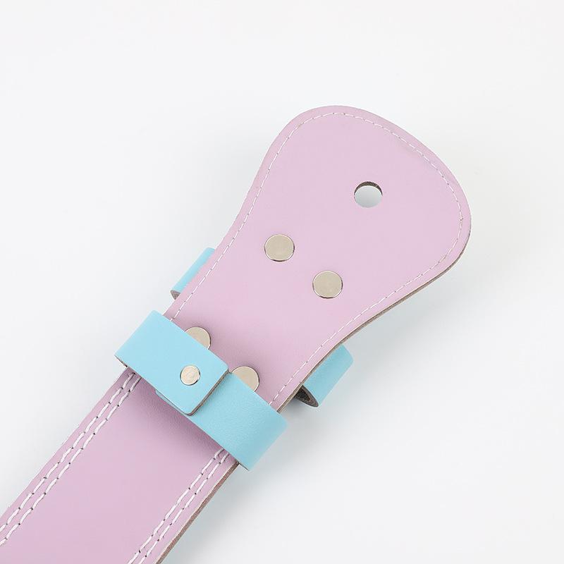 Neue dreifarbige Damen-Bodybuilding-tiefe Kniebeuge, harter Zug, Gewichtheben, Fitnessgürtel, Sportschutz, Zubehör