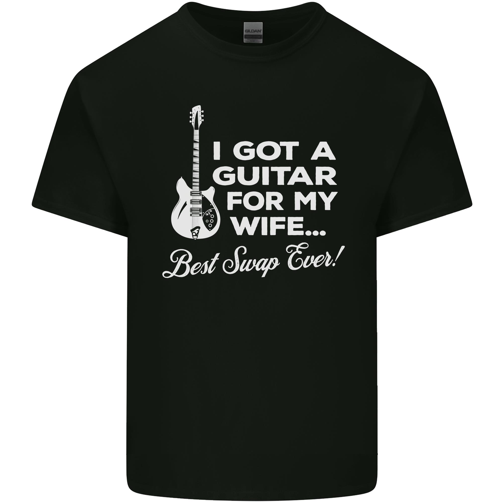 I Got a Guitar for My Wife Funny Guitarist Unisexs Light Cotton TShirt S