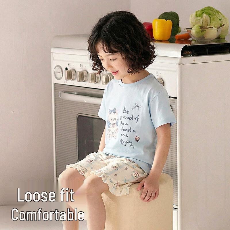 ZISEHY Girls' Pure Cotton Pajamas