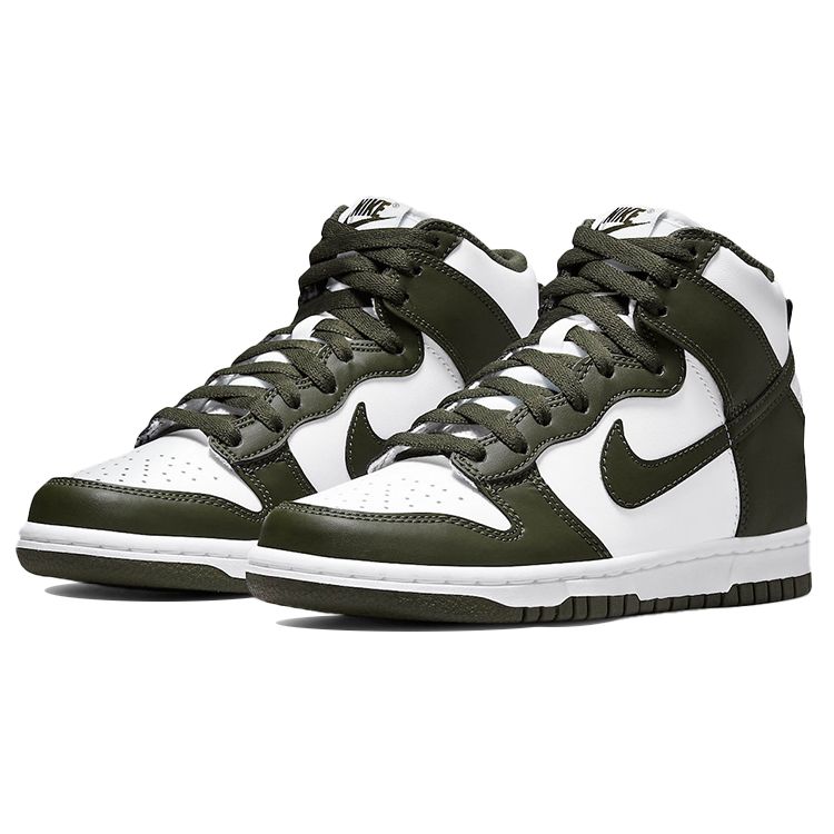 Nike Dunk High Cargo Khaki 2022 Men Sneakers Green White DD1399-107