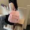 Schoolbag Korean Star Backpack Women's 1011 New Niche High-value Student Schoolbag Leisure Travel Large-capacity Backpack