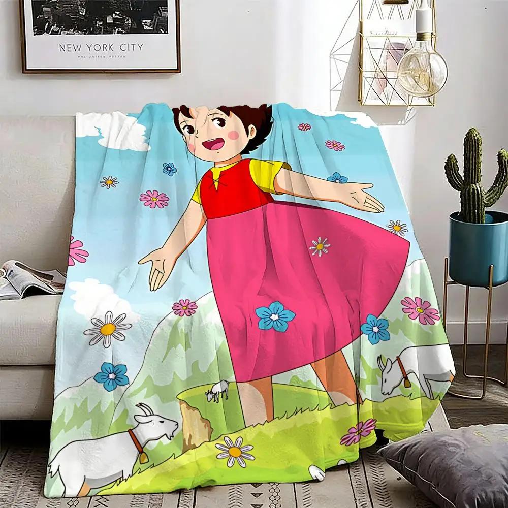 Anime Heidia Girl of the Alps ICONS Throw Lightweight g Flannel Blanket Soft Skinfriendly for Summer Cooling