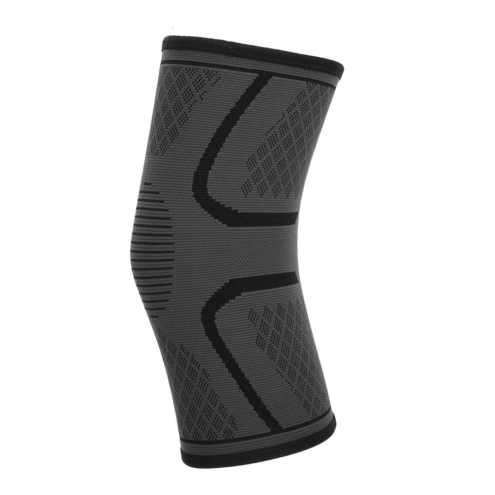 Compression Knee Brace Anti‑Slip Athletic Protective Knee Support for Cycling Running Black(Protective Knee