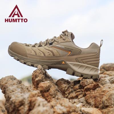 Outdoor-Sneaker für Herren Echtes Leder Wanderschuhe Herren Rutschfest Atmungsaktiv Klettern Trekking Sport Sicherheit Arbeit Herrenschuhe